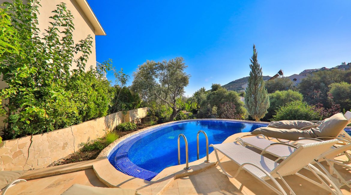 Villa Aphrodite pool and terrace