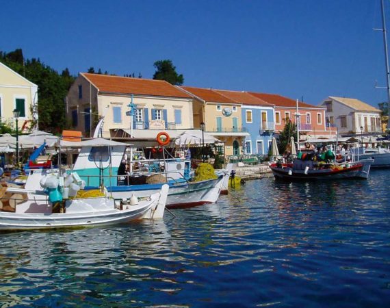 Lovely harbour town of Fiscardo