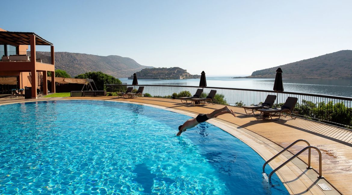 Adults only pool at Domes of Elounda