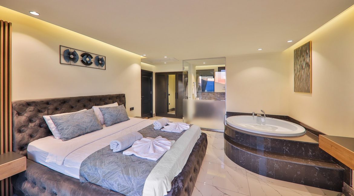 Double bedroom at Villa Ayala