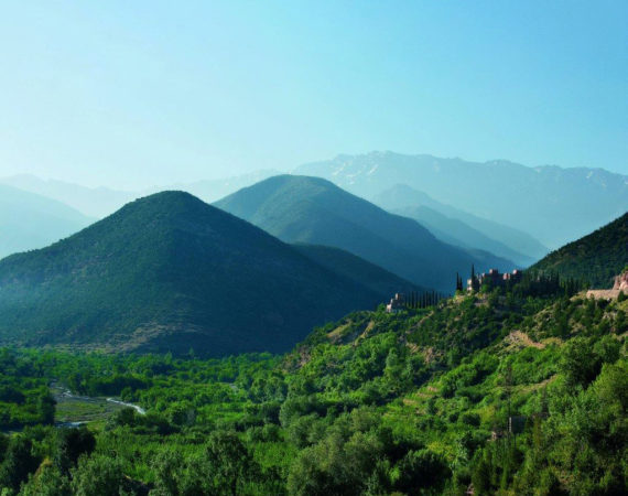 The Moroccan High Atlas mountains