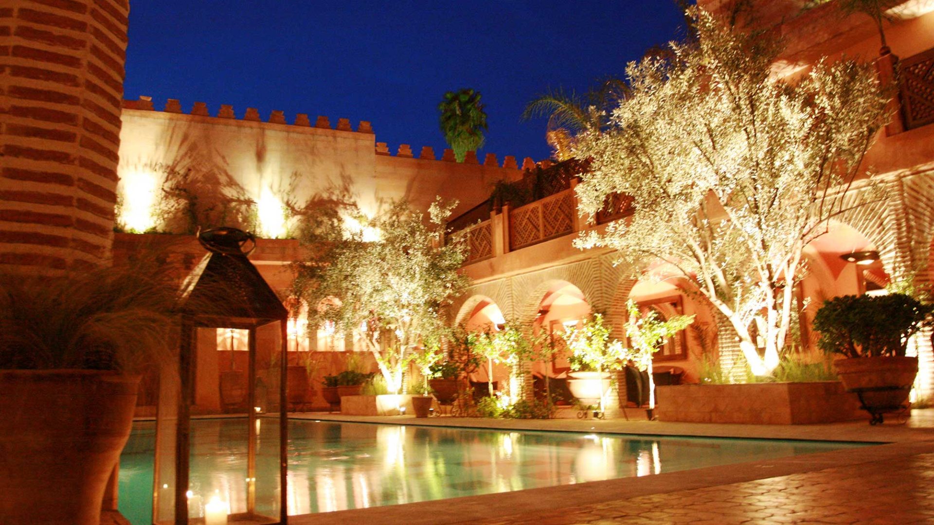 Main pool at Maison Arabe