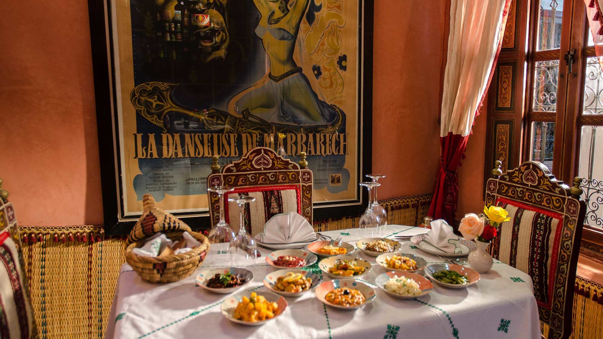 Dining-room at Riad Hikaya