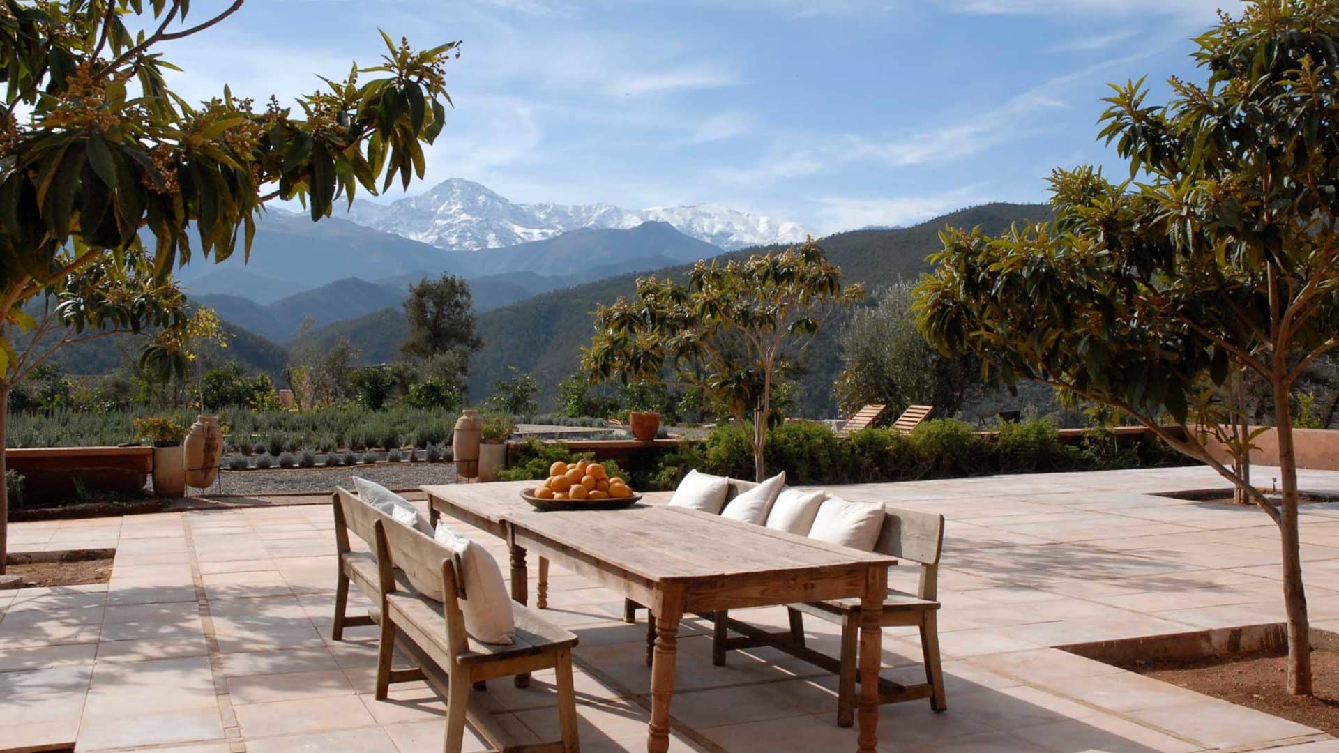 Kasbah Bab Ourika beautiful terrace with views