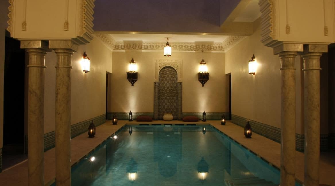 The pool at Riad Kniza