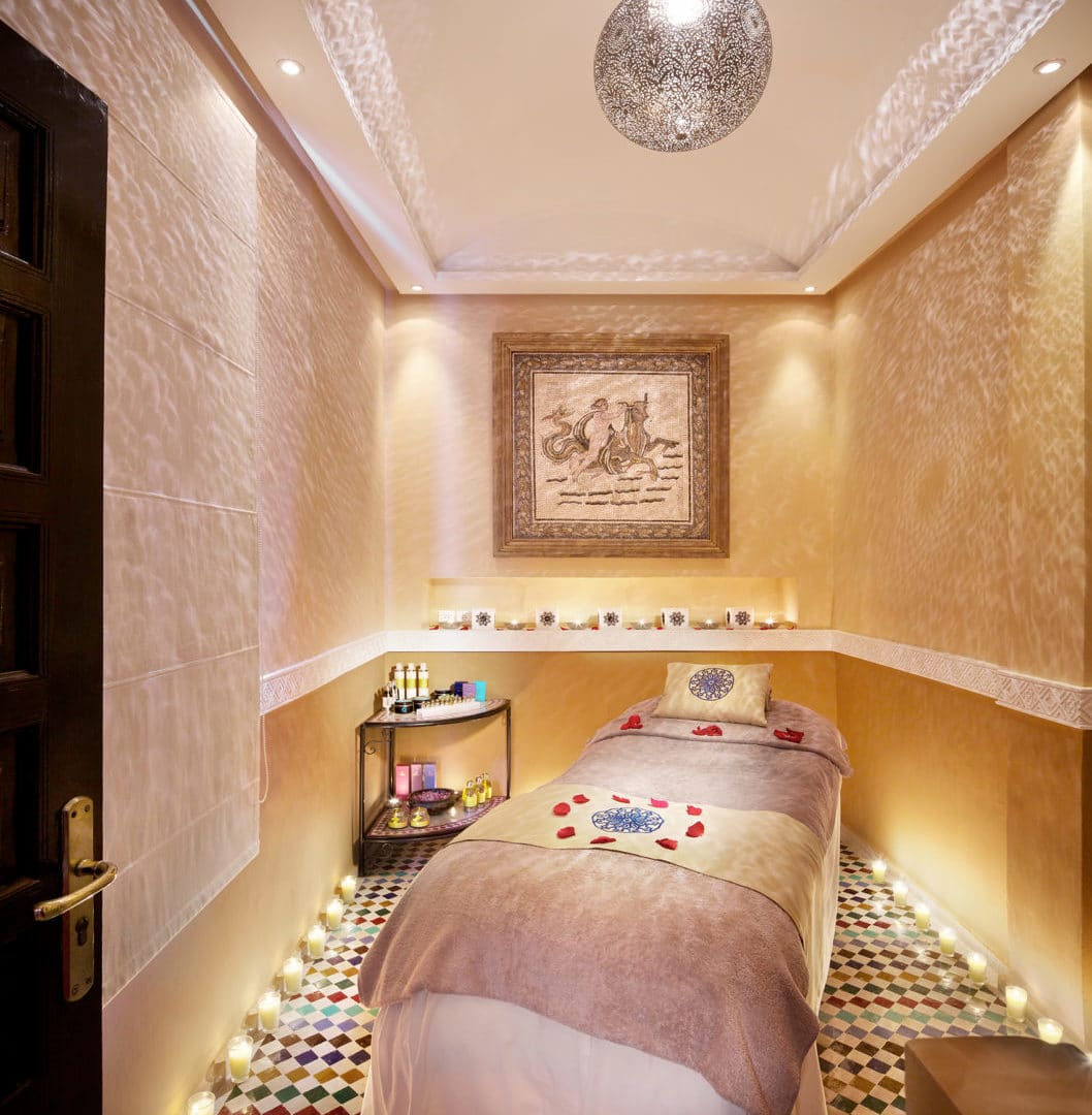 Enjoy a massage at the Spa in Kasbah Tamadot