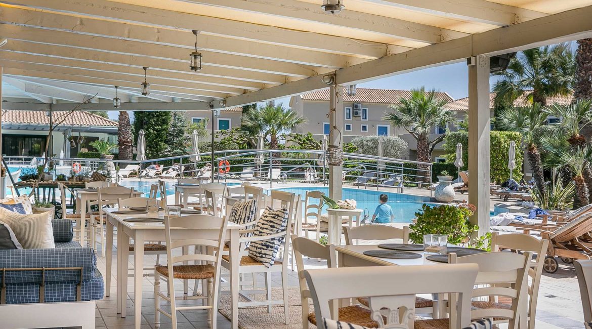 Avithos Resort breakfast area