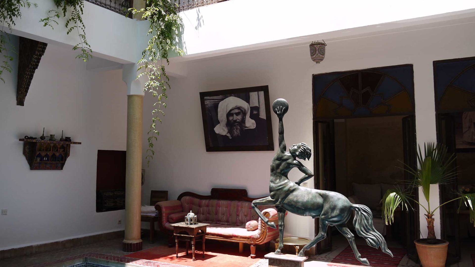 Courtyard at Riad el Zohar