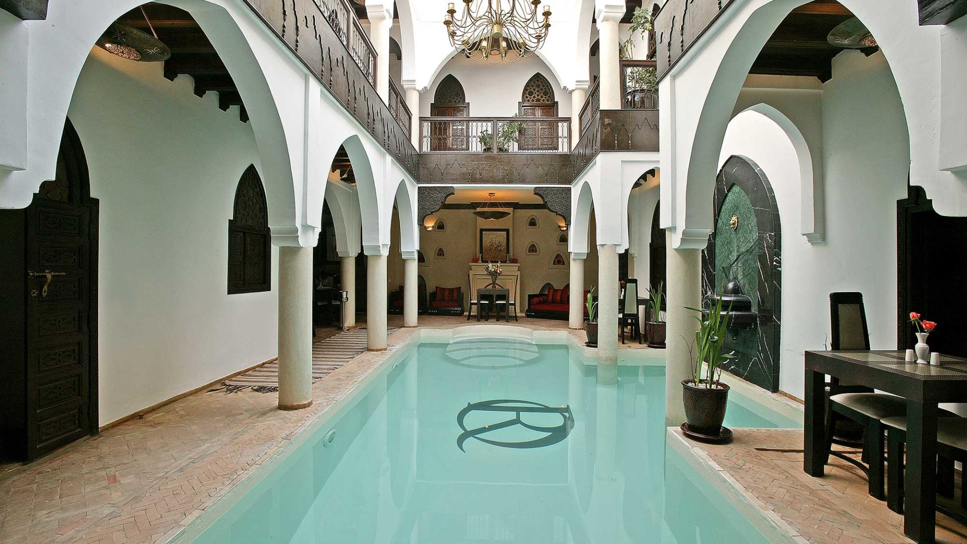 The pool of Riad Opale