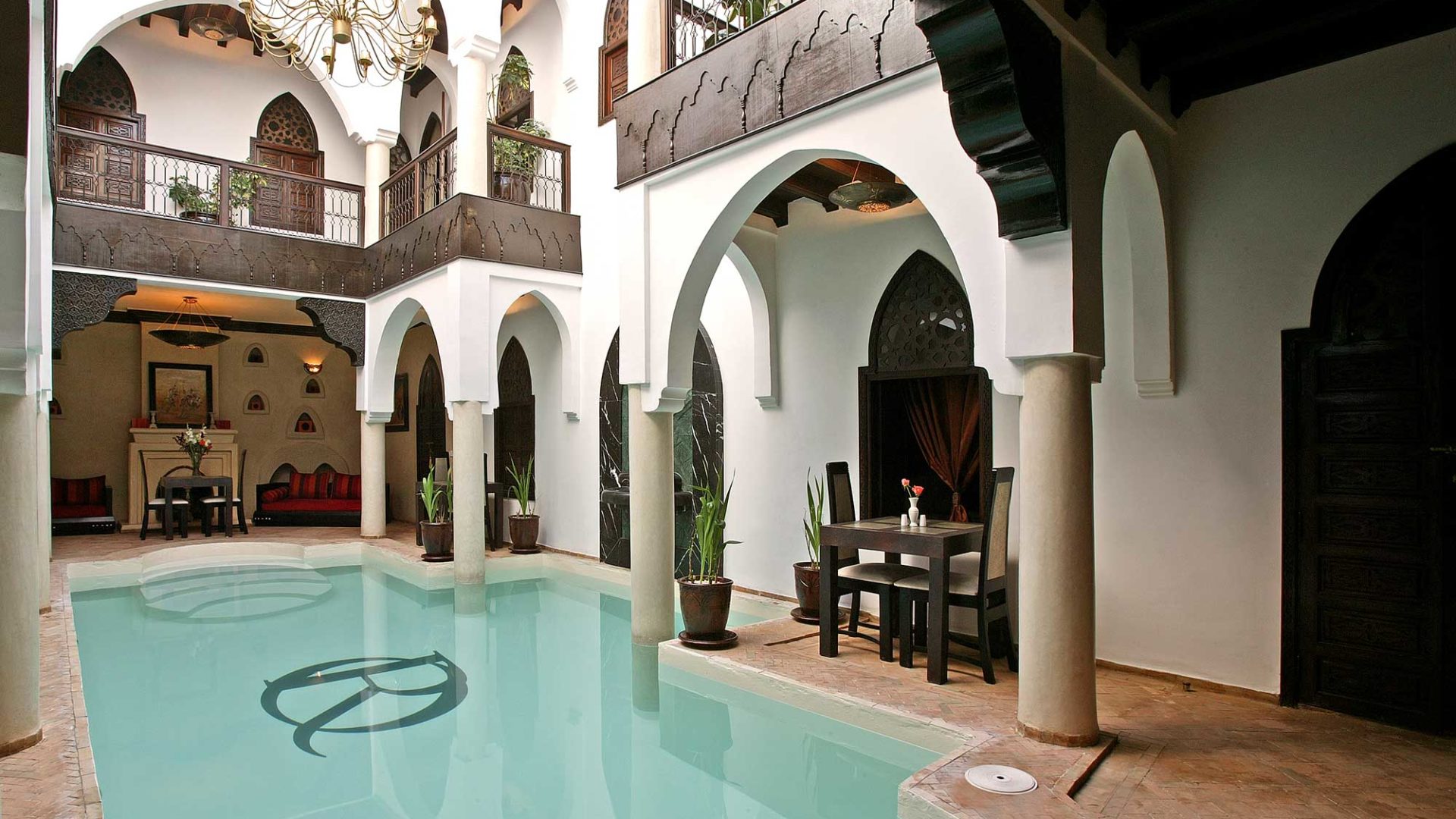 The pool of Riad Opale