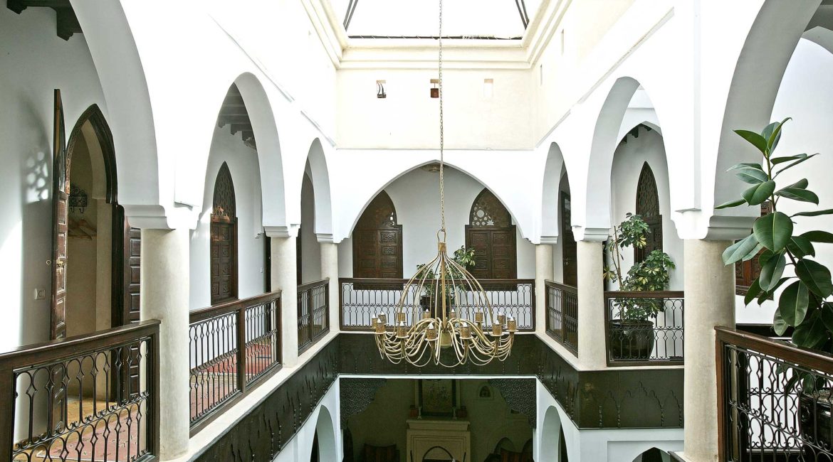 The first floor of Riad Opale