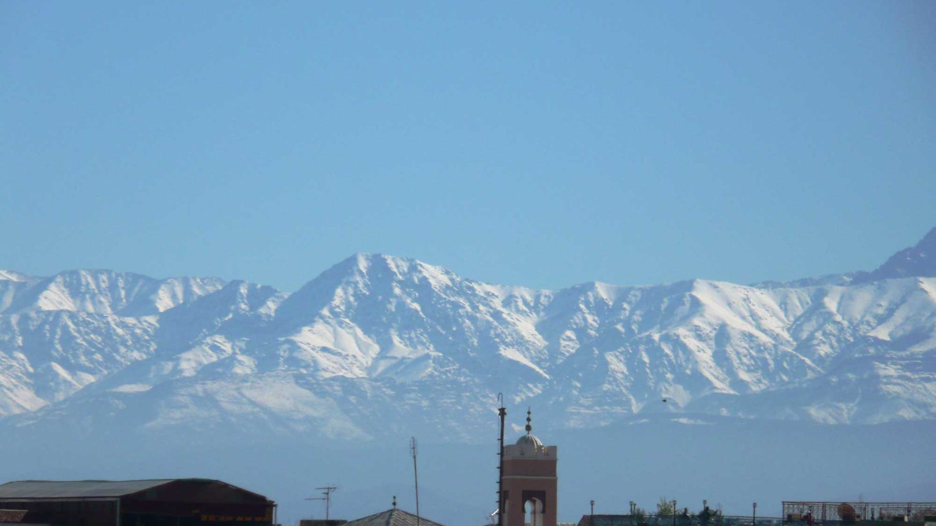 View from the terrace at Riad el Zohar