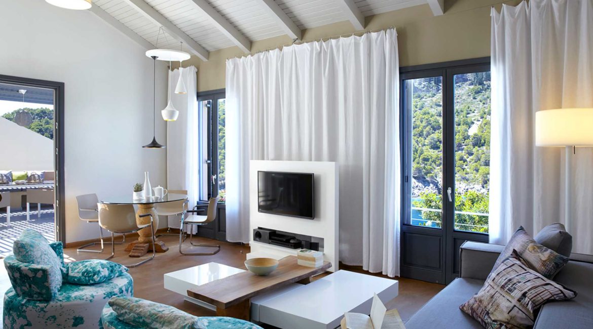 Villa Eco Braunis Horio living room
