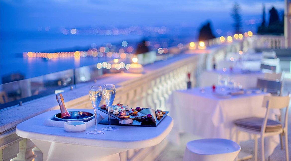 NH Collection Taormina outdoor dining