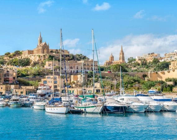 Mgarr Harbour in Gozo