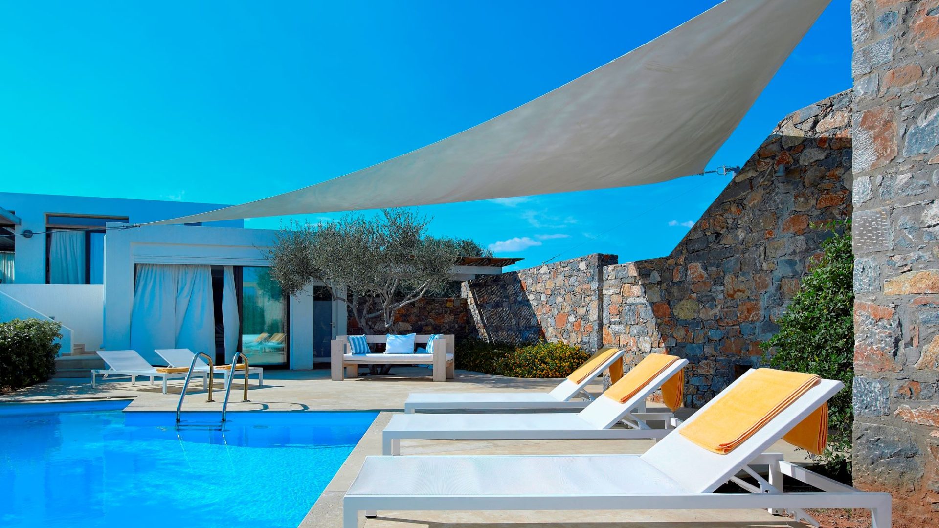 St Nicolas Bay Hotel Olive House 4 Bedroom Villa Seafront Private Pool