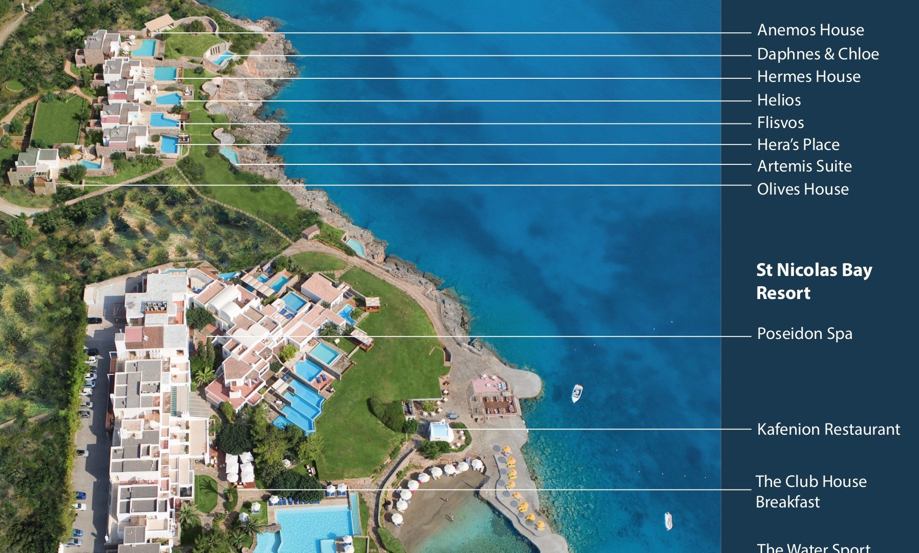 St Nicolas Bay Hotel Map