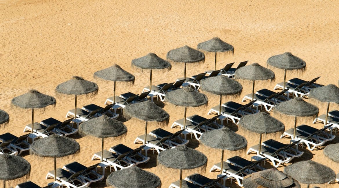 Vilalara Thalassa Resort Beach Umbrellas