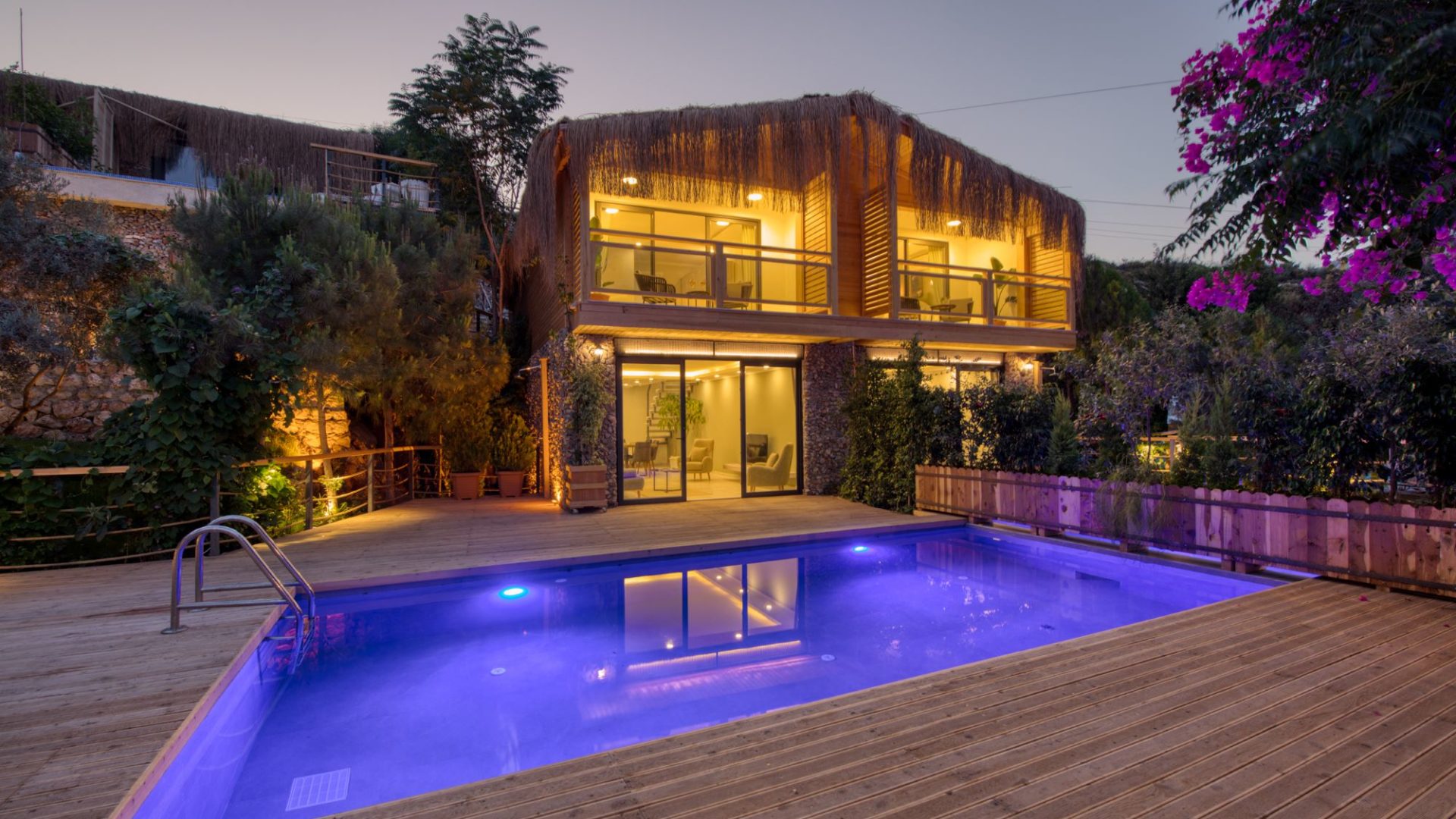 Andriake Pool at Dusk