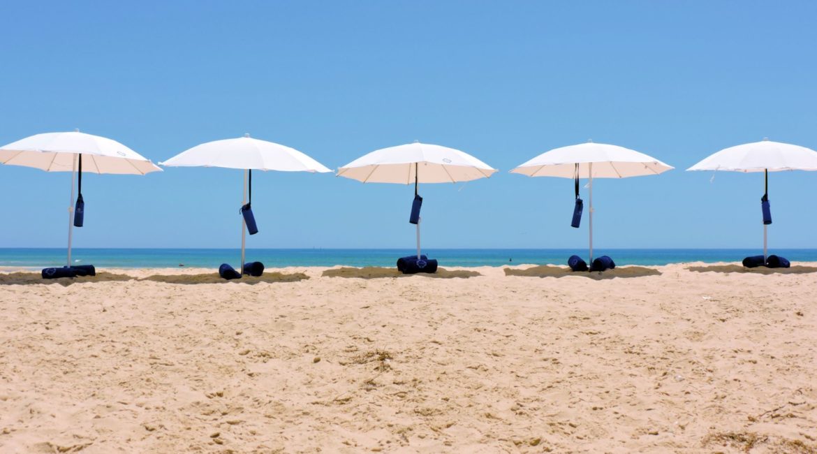 Vila Monte Beach Towels and Umbrellas
