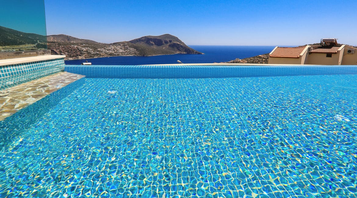 Villa Sandie pool with views