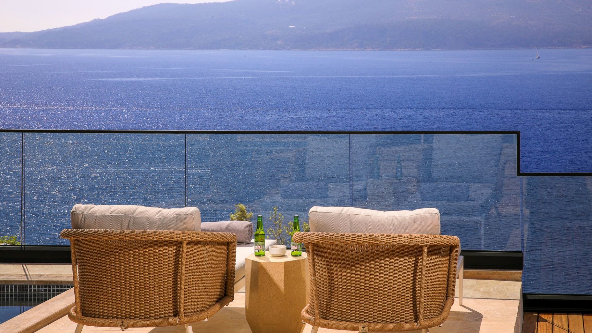 Villa Porto Alfresco Seating Area and Stunning Sea View