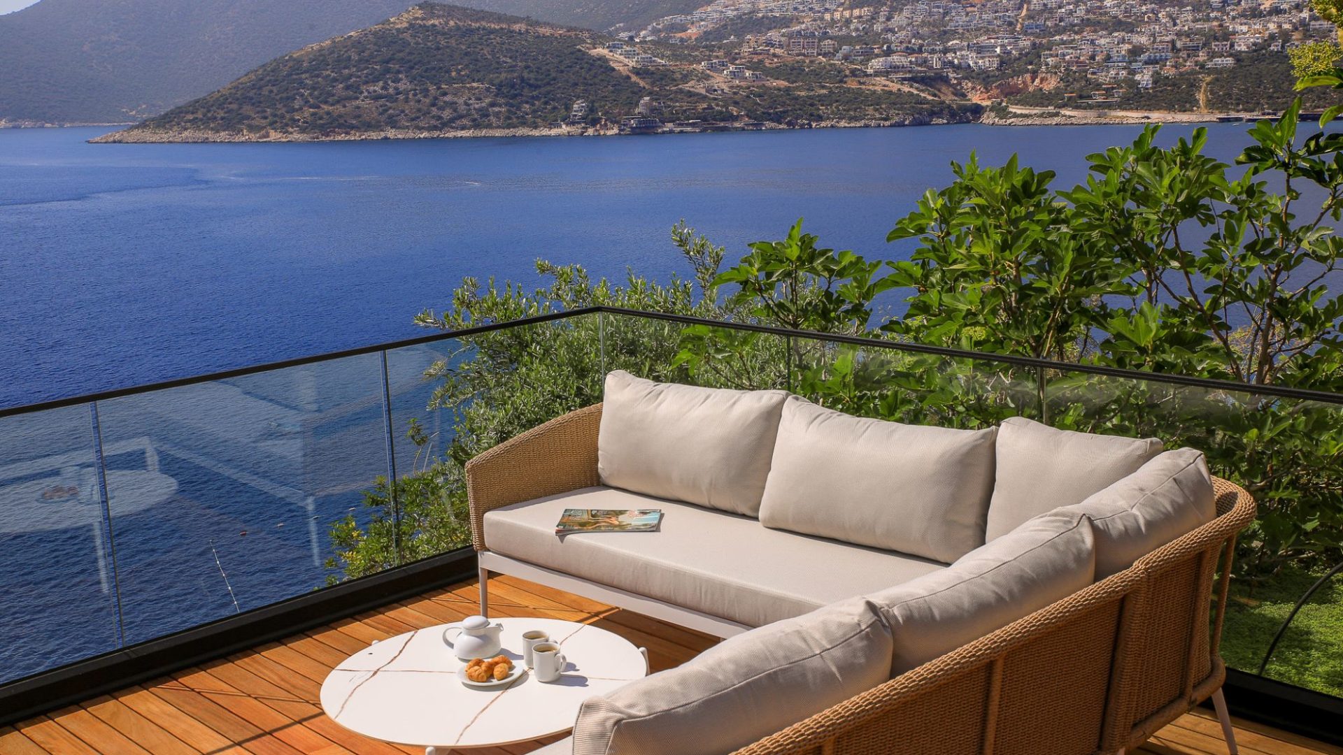 Villa Porto Seating Area Stunning Sea Views