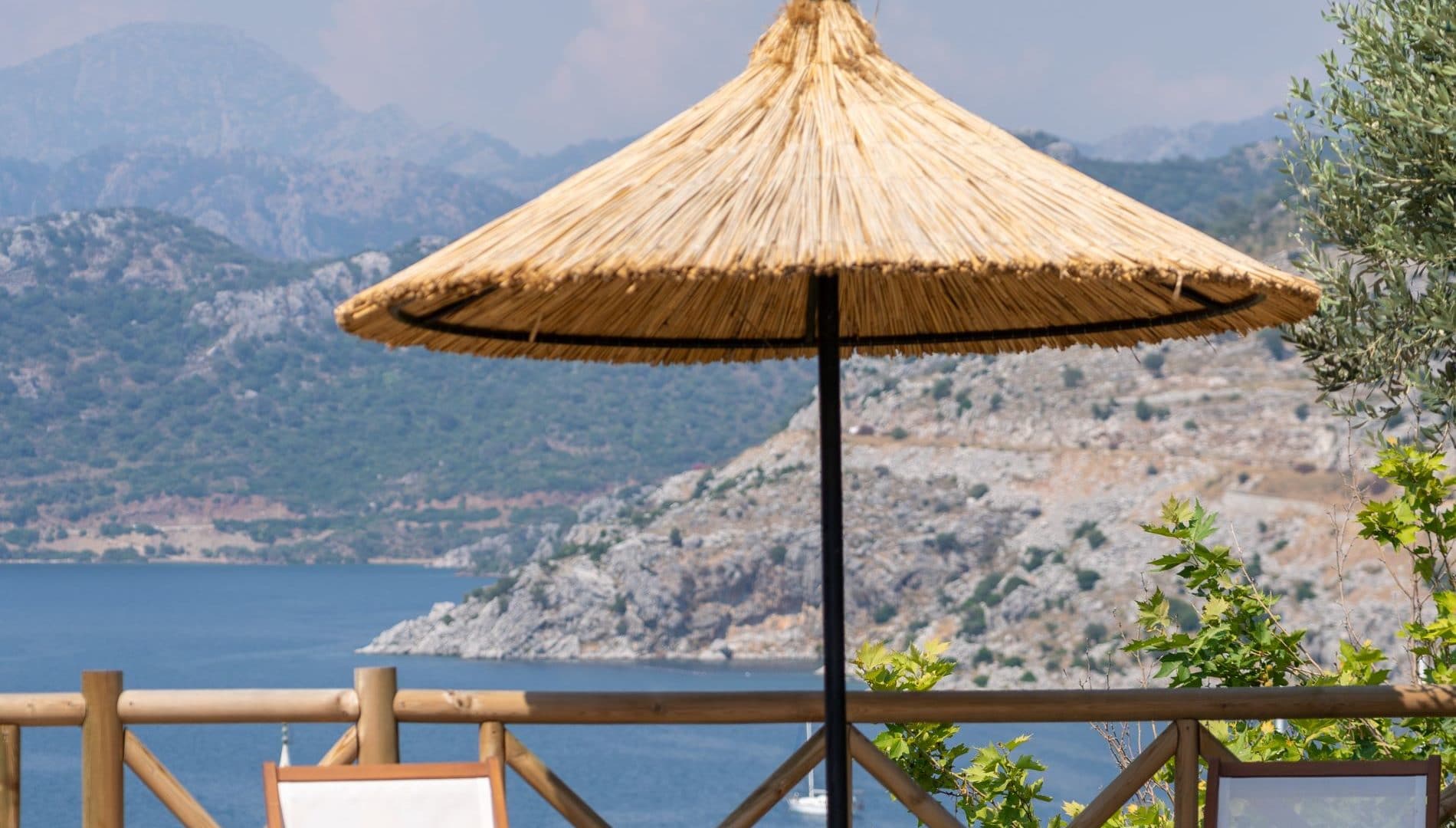 Boho Garden Deck Chairs and Bay Views