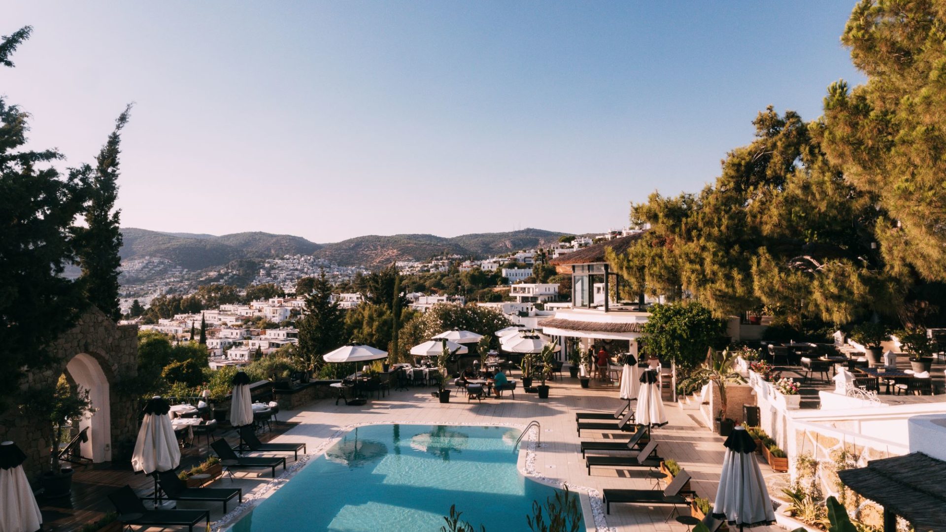 Manastir pool and terrace