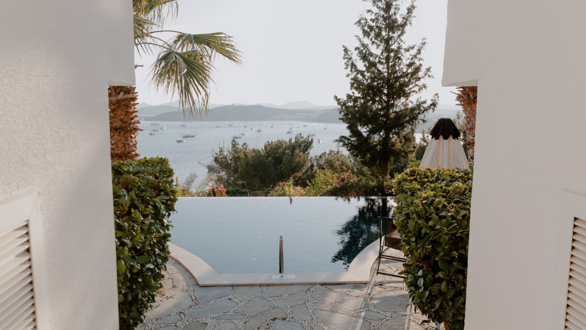 Manastir second pool and bodrum views