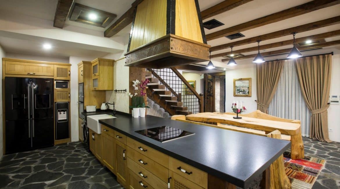 Elmali fully equipped open plan kitchen