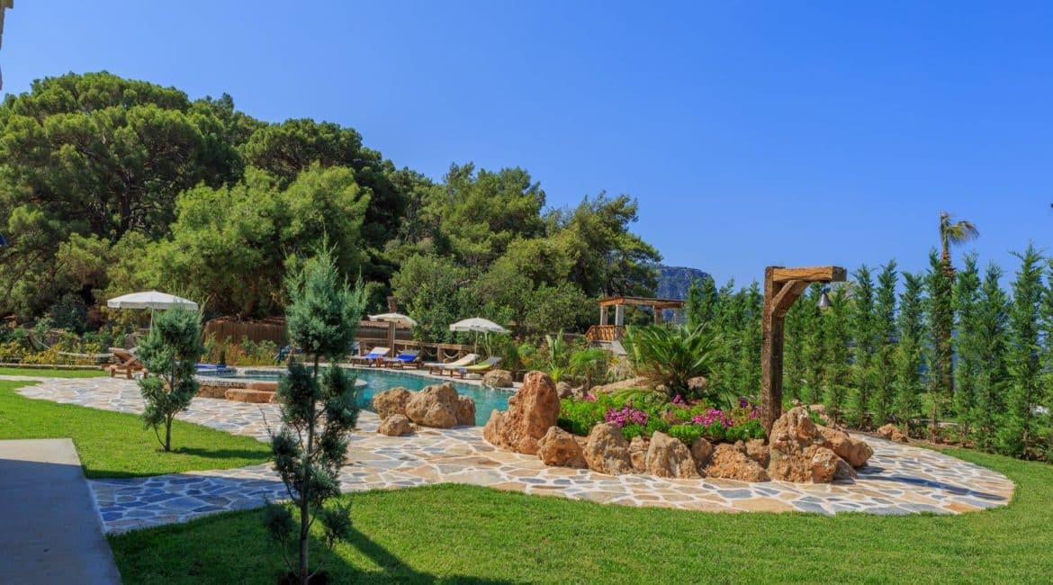 Elmali gardens pool terrace and serene surrounds