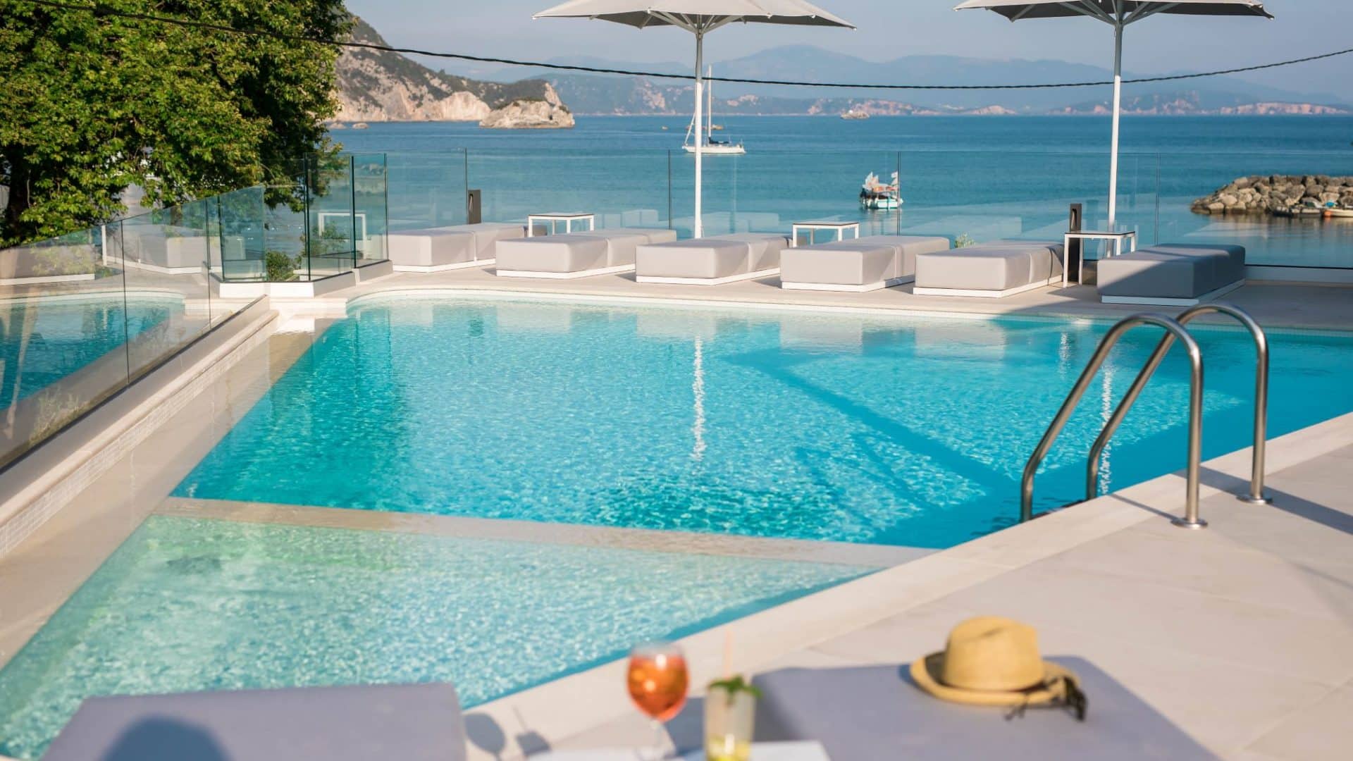 Ionian Views and Poolside living at Alboro Seaside Suites