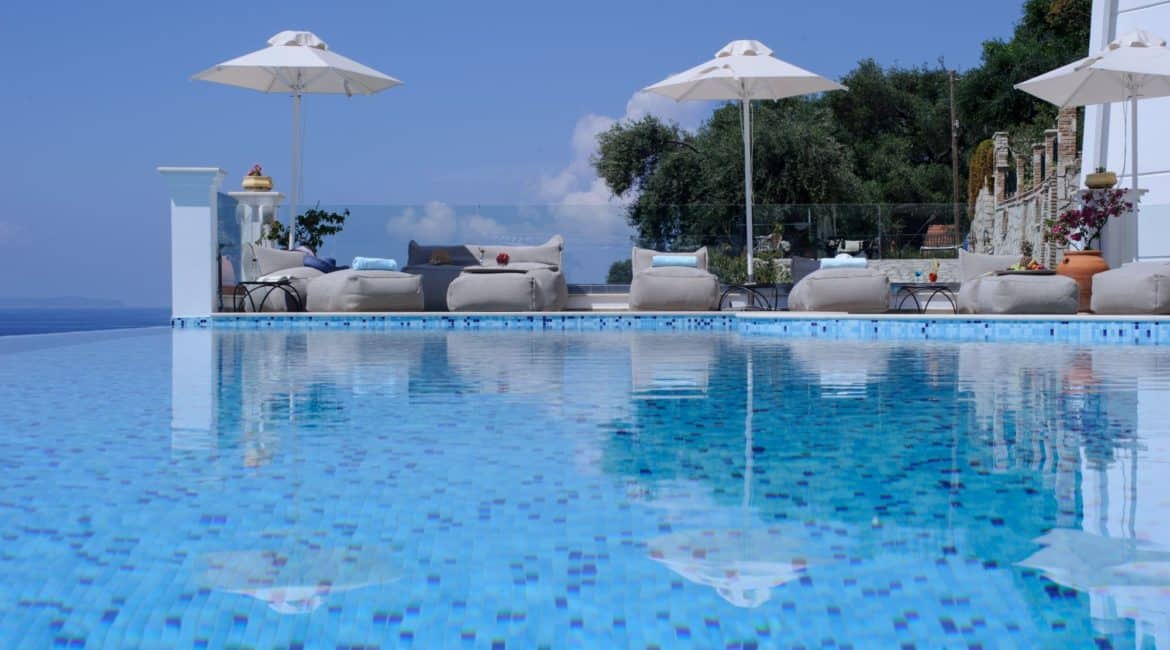 Irida Boutique Hotel Swimming Pool by day