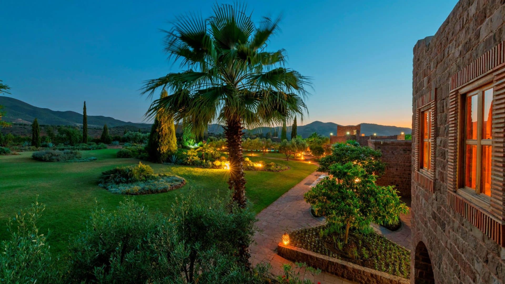 KASBAH ANGOUR EVENING GARDEN