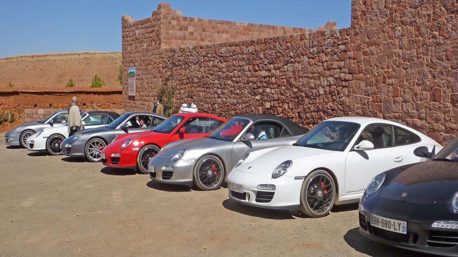 KASBAH ANGOUR. PORSCHE PRESS DAY