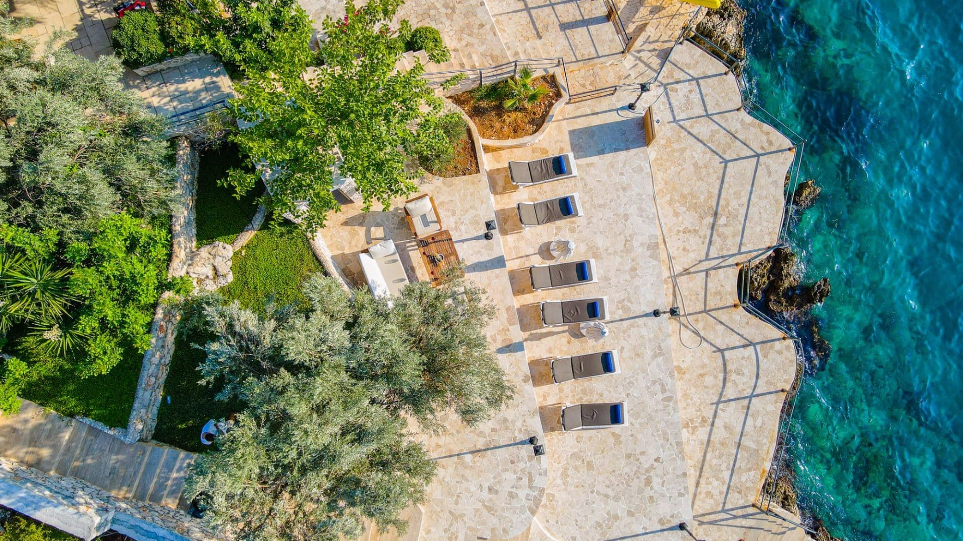 Villa Mavi Deniz aerial photo of the waterfront