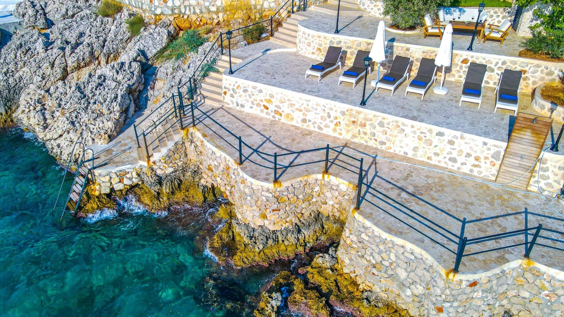 Villa Mavi Deniz private bathing platforms