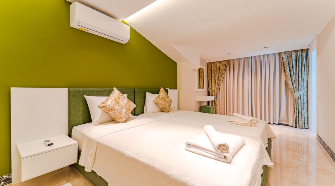 Villa Mavi Deniz twin bedroom 3