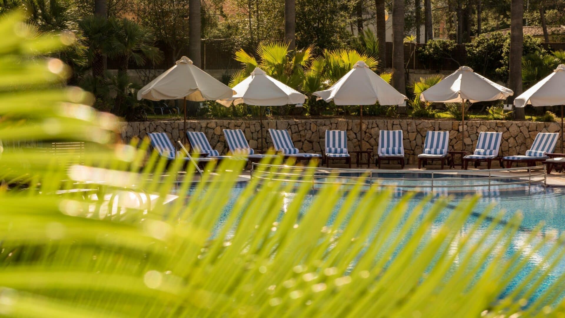 Cala Sant Vicenc poolside and serene surrounds