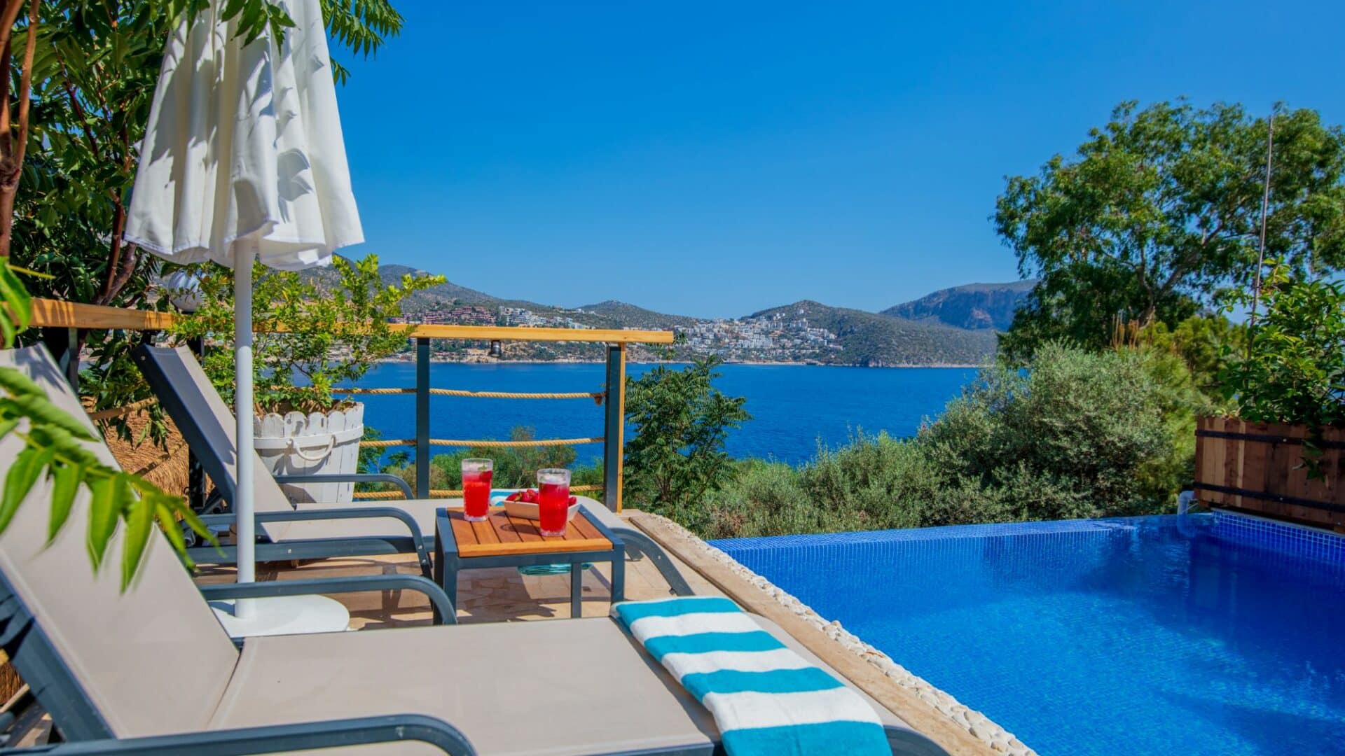 Telmessos New Deluxe Pool Suite uninterrupted views to sea