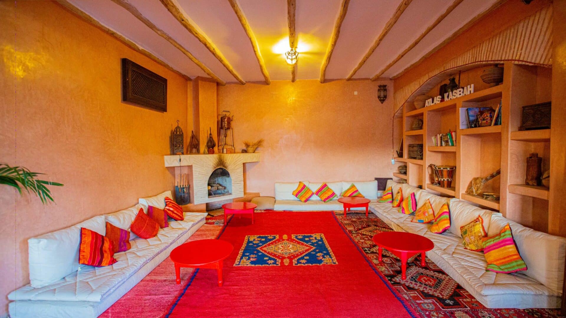 Atlas Kasbah comfortable sitting areas inside