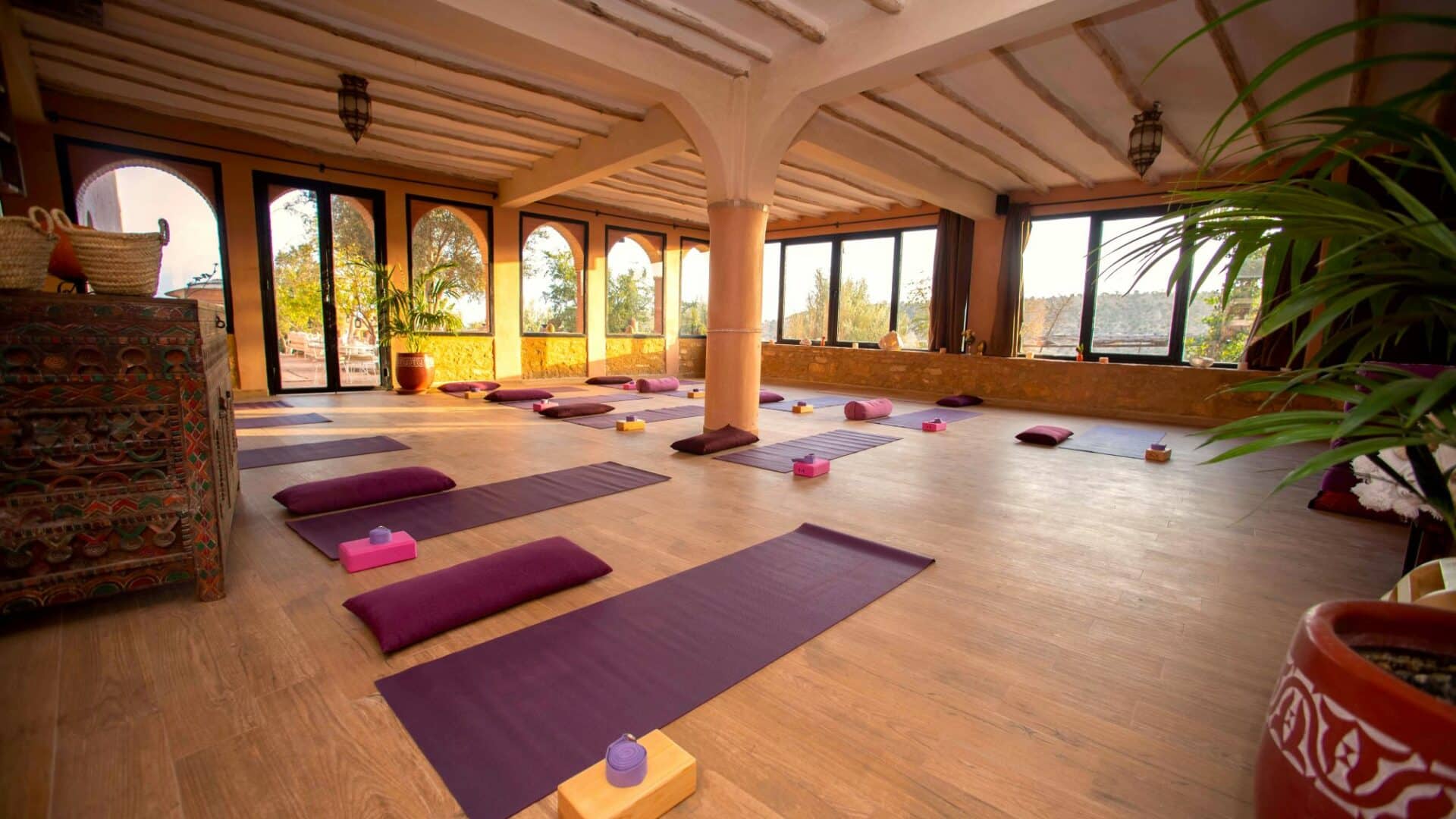 Atlas Kasbah yoga studio space