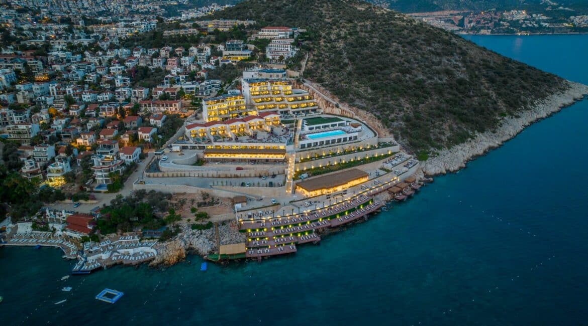 Lures hotel and beach club aerial