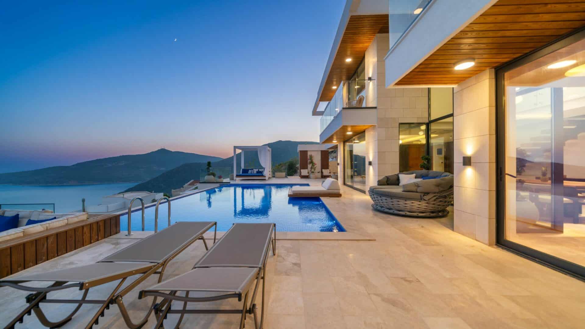 Villa Anatolia by dusk