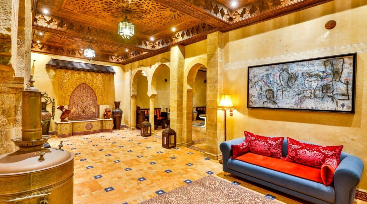 Hotel Riad Mimouna interiors
