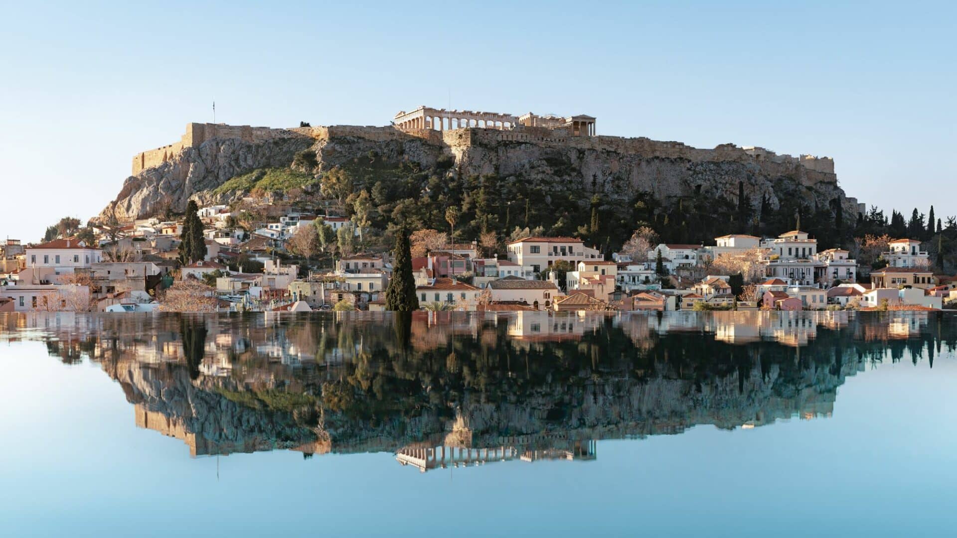 Infinity Pool at The Dolli and Acropolis Views