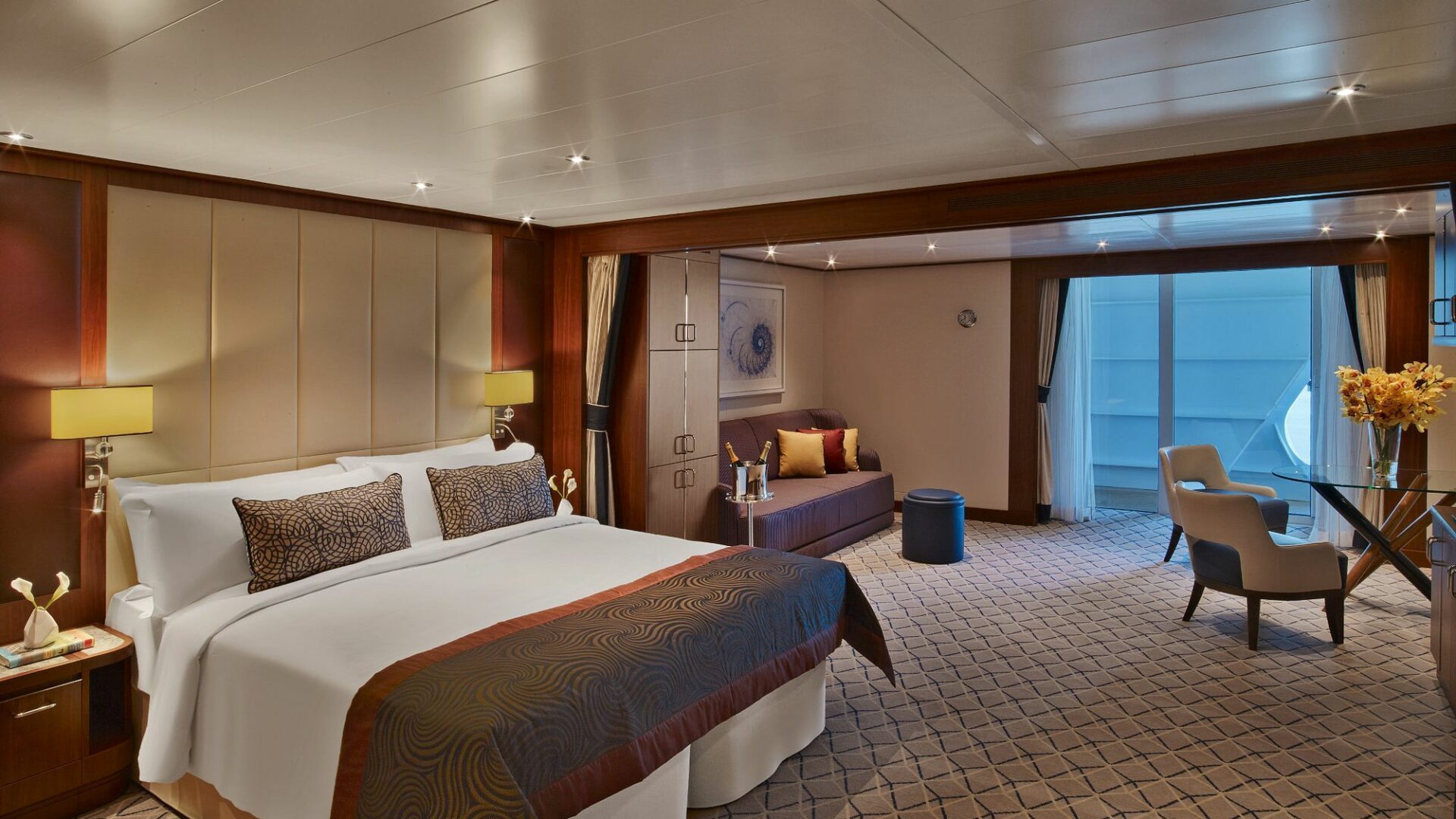 Seabourn Encore cabin interiors