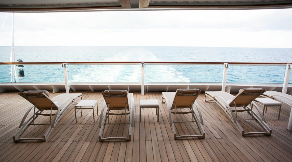 Seabourn Encore decks with gorgeous sea views