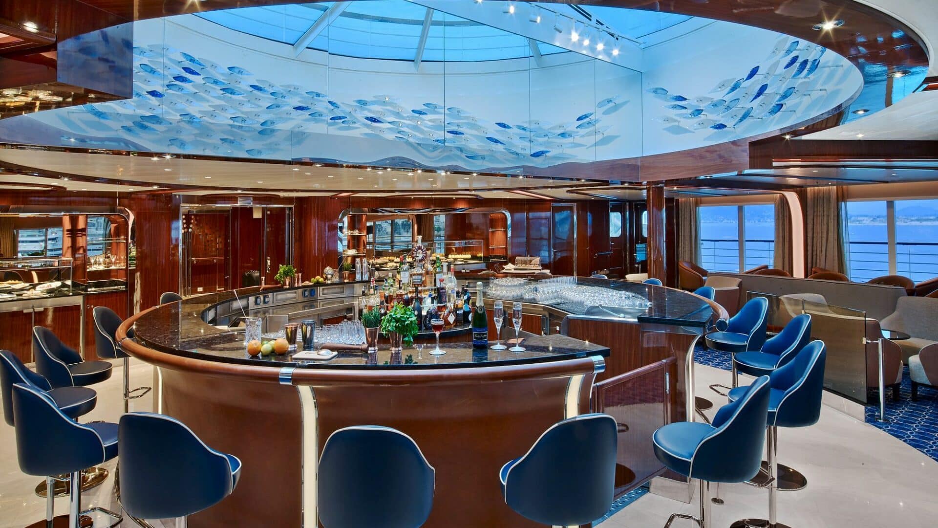 Seabourn Encore ship architecture